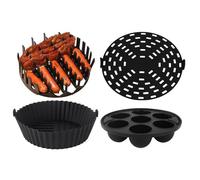 Air Fryer Liner Non-Stick Heat Resistant Dishwasher Safe Silicone Tray