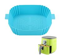 Air Fryer Liner Silicone, Reusable Air Fryer Liners, Replacement of Parchment Paper Inserts, Air Fryer Accessories for Microwave Chaies