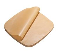 Air Fryer Liners, 100PCS 15cm Air Fryer Parchment Paper Liner, Perforated Parchment Paper Non-Stick Greaseproof Paper Square Parchment Liner for Baking Oven (Brown Non-Porous)