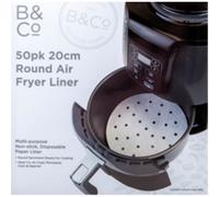 Air Fryer Liners 20cm Round Non Stick Paper Parchment