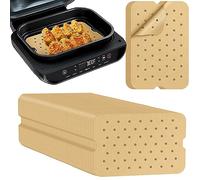 Air Fryer Liners Disposable for Ninja: 150pcs Air Fryer Parchment Paper Liners for Ninja Foodi Smart XL FG551 6-in-1 Indoor Grill Accessories Perforated Rectangle Airfryer Liner Sheets
