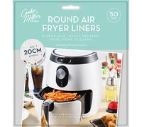 Air Fryer Liners - Disposable Non-Stick Parchment Paper - for Most Fryers (20 cm Round - 50 Pack)