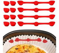 Air Fryer Magnet Silicone, 12 Pieces Hold Down Lock | Secure Lock for Lunch Prep Family Dinner College Dormitory Snack Cooking Small Space