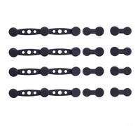 Air Fryer Magnet Silicone Buckle, Air Fryer Magnetic Silicone Buckle Set For Parchment Paper Holder, Safe Cooking Accessory, Secure Fixation Cooking Tool(Black)