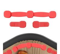 Air Fryer Magnet Silicone Buckle, Magnet Paper Fixing Buckle Set, Kitchen Gadget for Safe Cooking, Prevents Paper from Covering Food During Air Frying