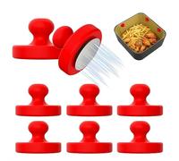 Air Fryer Magnets for Parchment Paper, 8PCS Strong Silicone Clips to Secure Liners and Prevent Burning, Rust-proof and High Heat Resistant, Food-Safe BPA Free Accessories for Disposable Liners