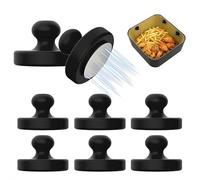 Air Fryer Magnets for Parchment Paper, 8PCS Strong Silicone Clips to Secure Liners and Prevent Burning, Rust-proof and High Heat Resistant, Food-Safe BPA Free Accessories for Disposable Liners