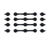 Air Fryer Magnets Set, Magnetic Silicone Buckle Set Air Fryer Paper Liner Magnetic Holders Kitchen Tool for Holding Down Parchment Paper(Black)
