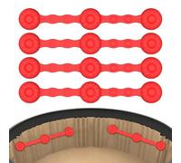 Air Fryer Magnets - Silicone Magnet | High-Temperature Resistant Clips for Securing Baking Paper | Non-Slip Food Holder to Prevent Shifting and Bending in Air Fryer Basket