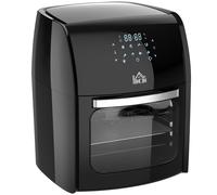 Air Fryer Oven 12L 8 Presets Rapid Air Circulation 1800W Light Dehydrate Black