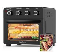 Air Fryer Oven 23L MiniOven Multi-function Countertop Convection Oven with Rotisserie Air fryers with Oil Free Cooking 6 Accessories & 100 Recipess 1700W