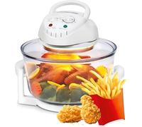 Air Fryer Oven,360 °Vertical Heating Grease Removal Infrared Convection Healthy Meal Electric Convection Oven Cooker with Fried, Roasted, Steamed, Defrosted Function
