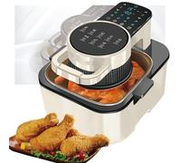 Air Fryer Oven,5-In-1 Visible Air Fryer,8 Preset Menus,9l Large Capacity Power Off Memory With Holographic Touch Screen 0-24 Hours Appointment for Roast,Bake,Dehydrate,Crisp