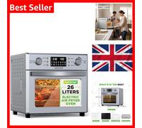 Air Fryer Oven with Rotisserie 26L Stainless Steel 1700W Digital