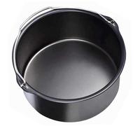 Air Fryer Pans for Oven, 6" Cake Mold, Non Stick Cake Pan with Handle Barrel Heat Resistant Moulds for Pressure Cookers, Air Fryers, Ovens Cheesecake Mold