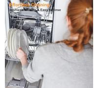 Air Fryer Rack for Ninja Dual AF300UK AF400UK, 3 Layer Stackable Airfryer Accessories, Stainless Steel Air Fryer Basket Compatible with Ninja/COSORI/Cookwise/Instant/EMtronics Dual Drawer Airfryer