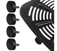 Air Fryer Rubber Bumpers, 4 Packs Air Fryer Replacement Parts for Nuwave 6 in 1 8QT 7 in 1 7.25 QT Air Fryers, Air Fryer Accessories Silicone Protective Feet Tips Tabs to Prevent Basket Damage