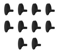 Air Fryer Set 10pcs Silicone round Bumpers Replacement Parts Black