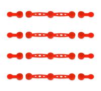 Air Fryer Silicone Buckle Magnet Silicone Buckle 4 Pcs Long and 8 Pcs Short Buckles for Holding Down Parchment Paper Liners and Preventing Paper to Burn