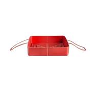 Air Fryer Silicone Liner, Round Square Silicone Basket with Handle, Reusable Non-Stick Heat Resistant Baking Pads Kitchen Tool
