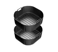 Air Fryer Silicone Liners For Air Fryer XXL 7.2L Baking Tray，-Compatible For Philips，HD9285 90 5000 Series Airfryer Basket(2pcs)