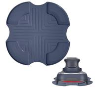 Air Fryer Silicone Trivet Compatible for Ninja Crispi, Non-Slip Hot Pads, Heat-Resistant Mats for Air Fryer (Grayish Blue)