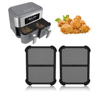 Air Fryer Splatter Screen,2pcs Air Fryer Accessories for AF400/AF451/DZ401,Silicone Air Fryer Splatter Screen,Silicone Air Fryer Splatter Guard Protection,6.57x8.38in