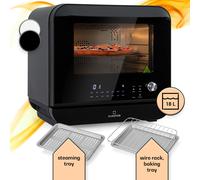 Air Fryer Steam Cooking Healthy Frying Mini Oven Cooker Grill Baking LED Black