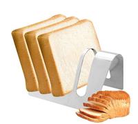 Air Fryer Toast Bread Rack - 4 Or 6 Slots Stainless Steel Toast Rack, Food Cooling Racks | Stainless Rectangle Non-Stick Bread Holder for Air Fryer