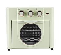 Air Fryer Toaster Oven Combo Household Multi-function Oven with 100-210℃ Temperature Control 18L Large-capacity Countertop Convection Electric Oven Grill with 3 Mechanical Knob off white