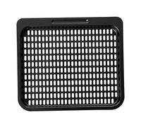 Air Fryer Tray Carbon Steel Cooking Trays for Air Fryer Oven Mesh Baking Rack Non-stick Dishwasher Safe Removable Air Fryer Rack Air Fryer Baking Tray for Vegetable Meat Dessert Fruit