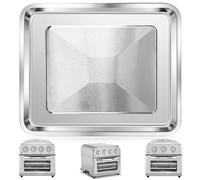 Air Fryer Tray Replacement for Cuisinart TOA-26 TOA-28 Toaster Air Fryer Convection Oven, 10.7 * 9.8'' Non-Stick Mesh Air Fryer Stainless Steel Basket Wire Rack Accessories Parts, Dishwasher Safe