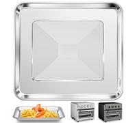 Air Fryer Tray Replacement for Cuisinart TOA-60 TOA-65 TOA-70 Toaster Air Fryer Convection Oven, 12.2*11'' Non-stick Mesh Air Fryer Stainless Steel Basket Wire Rack Accessories Parts, Dishwasher Safe