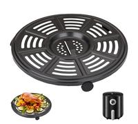 Air Fryer Tray Replacement for Ninja AF160UK 5.2L 6 in 1 AF100UK 3.8L 4in 1 | 8.2" Round Food Grade Replacement Parts for Grill Plate Crisper Air Fryer Accessories for Replacements Parts Tray Rack