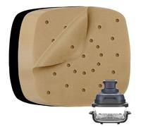 Air Fryer Unbleached Parchment Paper for Ninja Crispi Portable Cooking System, 4QT and 6 Cup Container, Airfryer Accessories and Liners, Non-Stick, Non Toxic, BPA-free and PFOA-free