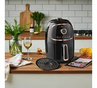 MisterChef 2L Air Fryer with VORTX Frying Technology - 1000W, Oil-Free Healthy Cooking, 30-Min Timer, Adjustable Temperature, Free Recipe Book