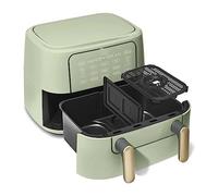 Air Fryer With Touchscreen Nonstick Basket Separated Baskets, Air Fryer Cookbook, Green