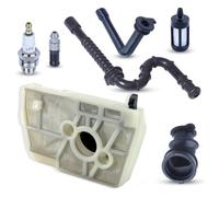 Air Fuel Filter Line Kit Spark Plug For Stihl 028AV 024 026 112 1120 1625, Air Filter with Spark Plug Fuel Line Oil Line Intake Manifold Oil Filter Fuel Filter