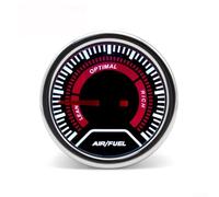 Air Fuel Ratio Gauge, 2" 52mm, Car Air-Fuel Ratio Meter Kit, 20: to 10: Measurement Range, Clear Display for Mixture, Fit for Racing and Modified Cars