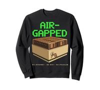 Air Gapped Retro Cybersecurity IT Professional Computer Nerd Sweatshirt