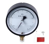 Air Gas Pressure Gage Tester with One Key Zero Adjustment and 0 to 6MPa Measurement Range, Aluminum and Brass Construction for Industrial Applications, M20 x 1.5 Thread Vacuum