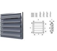 Air Grille Cover Gravity Flap Shutter Extractor Fan Ventilation 8" to 16" (250mm)