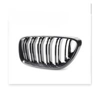 Air Grille For BMW For 2 Series For F22 For F23 2014-2018 Car Front Bumper Grille Double Slat Kidney Racing(Carbon grain)