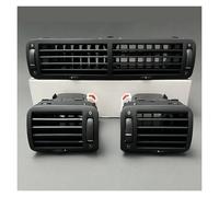 Air Grille Rear AC Vent For VW For Passat B5 3B0819728 3B0819703 3B0819704 Black Front Dashboard Air Vent Outlet A/C Heater(1 Set)