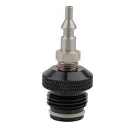 Air Gun Hose Black Metal Fill Adapter with Male Quick Disconnect Accessory for Air Gun Use Durable Sturdy Compact