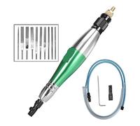 Air Hammer, 1/8'' Ultrasonic Micro Pneumatic Air Pencil Die Grinder Reciprocating Grinding File for Polishing and Deburring(Set 1 No File)