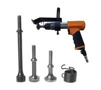 Air Hammer, 3PCS Smoothing Pneumatic Air Hammer BitS Long Bit Tool &1* Spring Tire Repair 4XFD