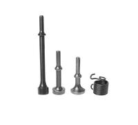 Air Hammer 3PCS Smoothing Pneumatic Air Hammer BitS Long Bit Tool and 1* Spring Tire Repair