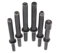 Air Hammer Chisel 6pcs / Set of Air Rivets | Steel Solid Rivet Impact Head Supports Tools For Rust Removal Drilling