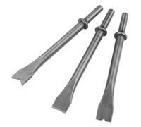 Air Hammer Chisel Set, Premium Molybdenum Steel, 3pcs Extra Long Shank Chisels, Ideal for Concrete Demolition, Masonry & Metal Cutting, Compatible with 150/190/250 Air Hammer